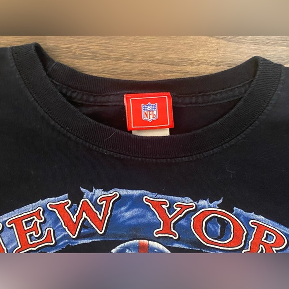 Vintage NFL New York Giants Graphic Long Sleeve T-Shirt Size Medium - Picture 3 of 8